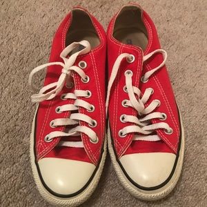 Red Low Top Converse